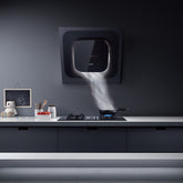 Robam 60 cm 1020 m3/hr Filterless Auto Clean Wall Mounted Chimney | 1 Year Comprehensive Warranty | 10 Years Warranty on Motor | LED Lights | Black (CXW-200-A610)